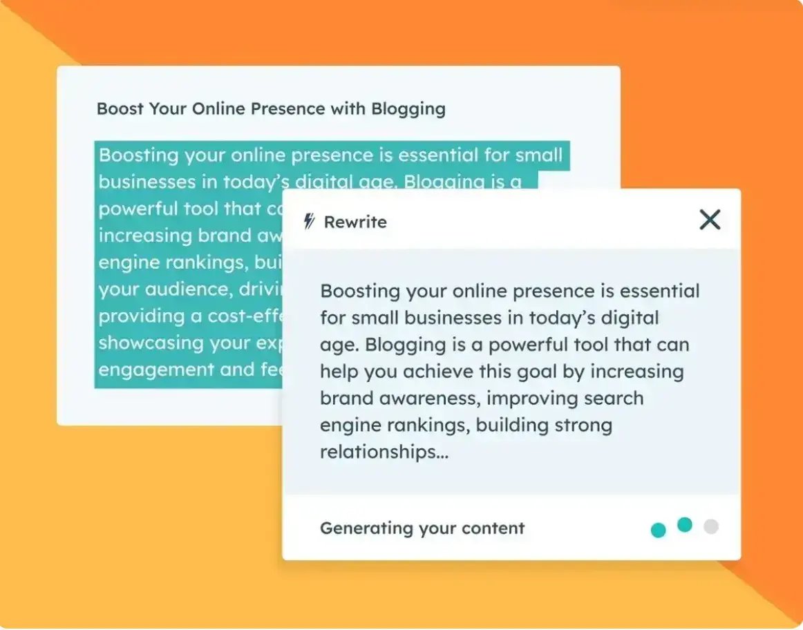 hubspot breeze ai assistant for blogging tools
